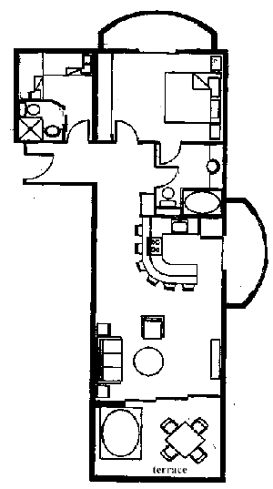 Building 2, Two Bedroom Floor Plan